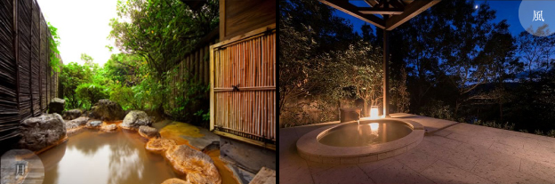 貸し切りの露天風呂